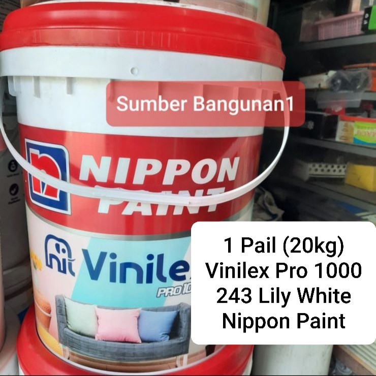 Jual Cat Vinilex Pro 20kg Cream 243 Lily White Putih Nippon Paint