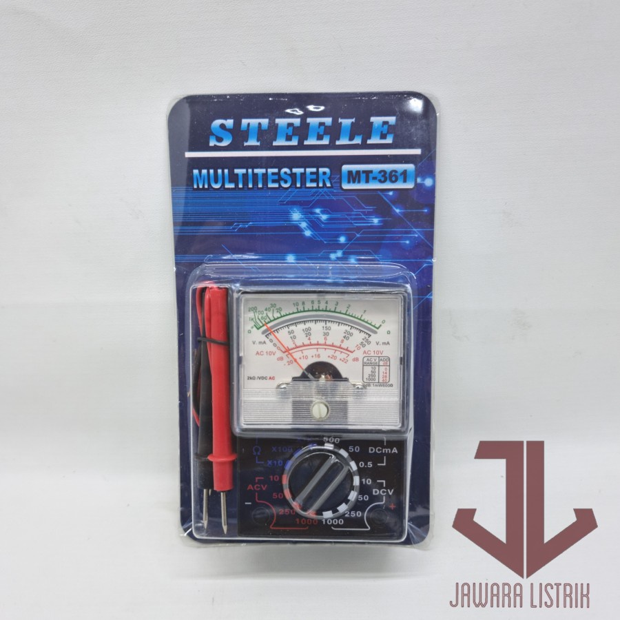 Jual STEELE MULTITESTER AVO METER ANALOG KECIL PENGUKUR ARUS LISTRIK ...