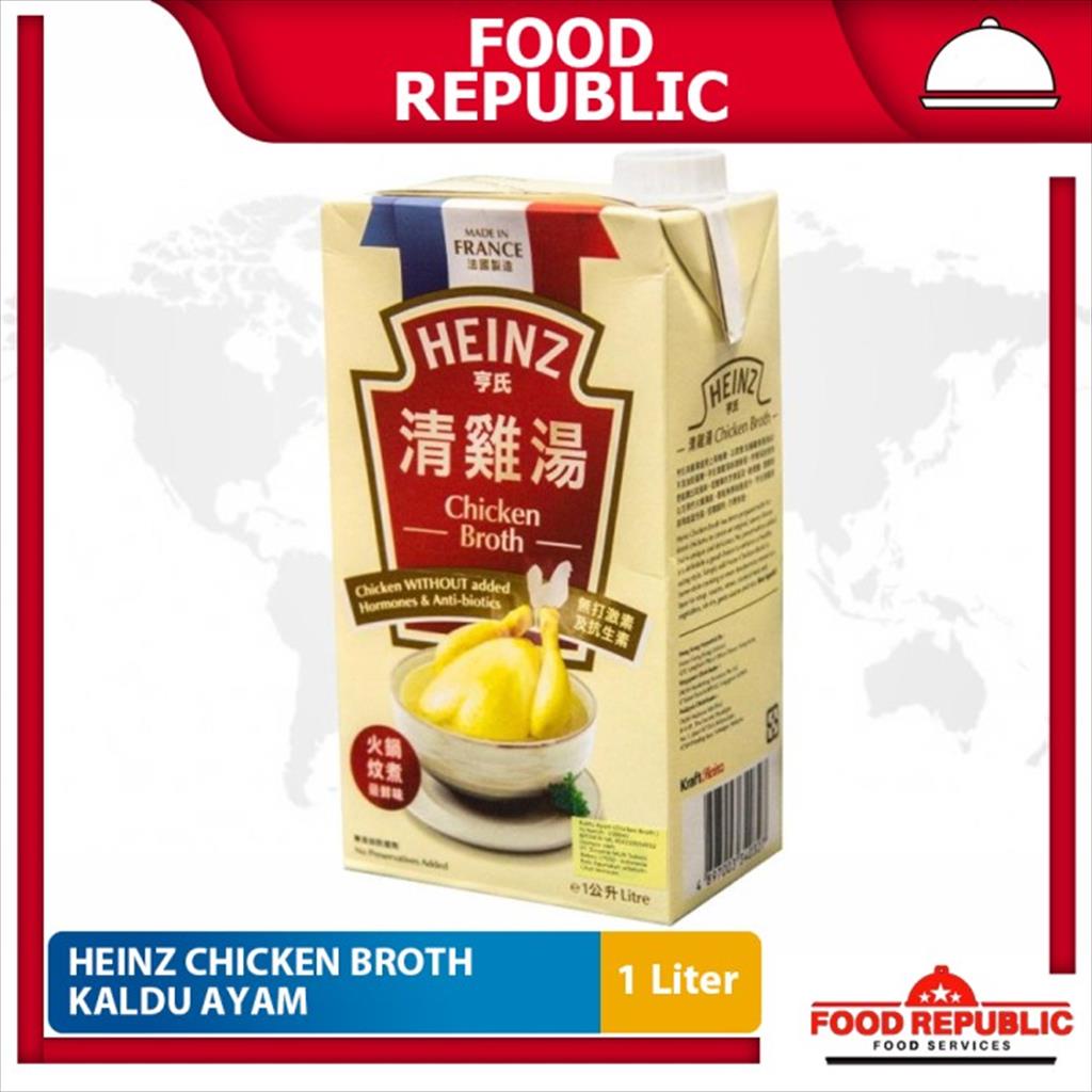 Jual Heinz Chicken Broth 1 Ltr Kaldu Ayam Gurih Lezat Tanpa Pengawet