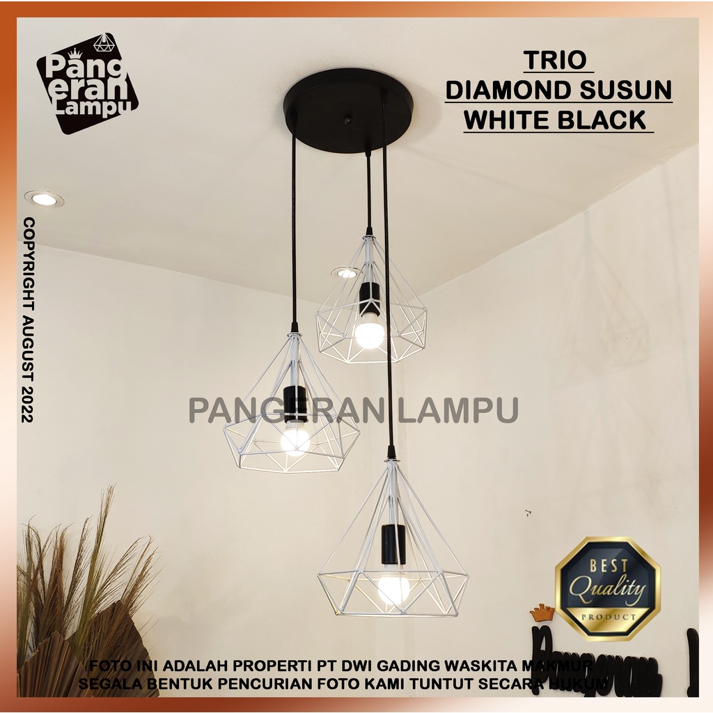 Jual Lampu Gantung Lampu Hias Lampu Void Estetik Industrial Modern