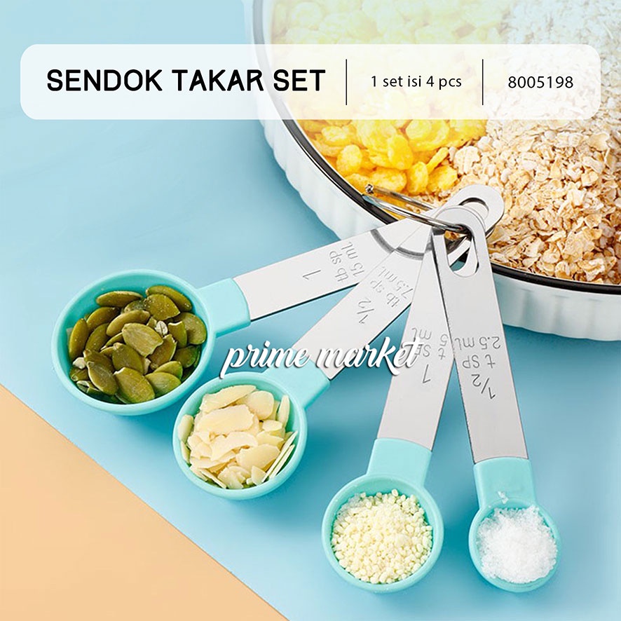 Jual Sendok Takar Set Isi Pcs Sendok Takaran Sendok Bumbu Measuring Spoon Sendok