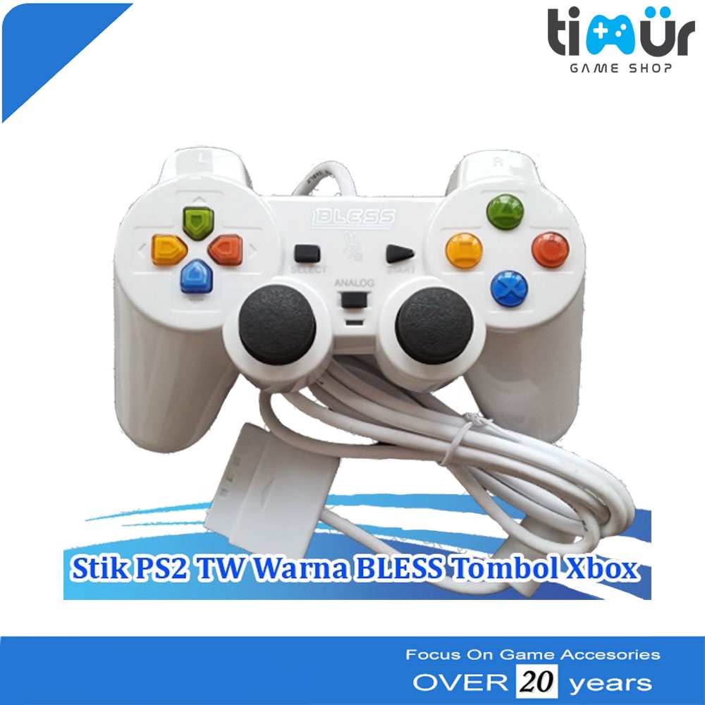 Jual Stik Stick PS2 Semi Ori Original Tombol Xbox Bless Warna Putih ...