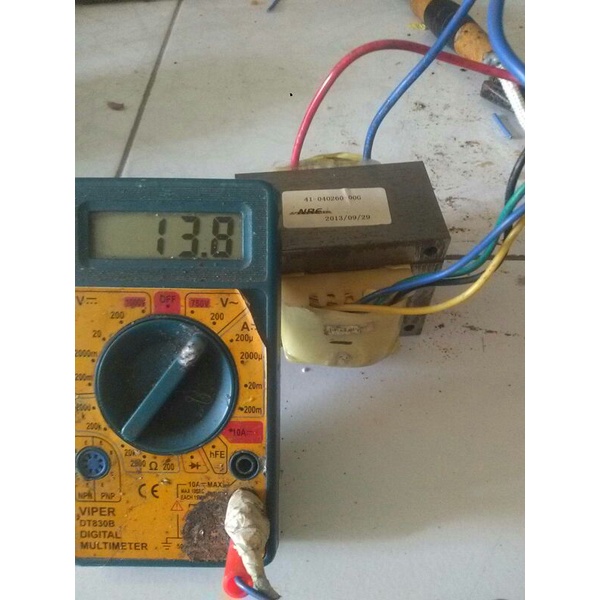 Jual Trafo bahan rakit cas aki motor dari trafo ups 600va an non CT sdh