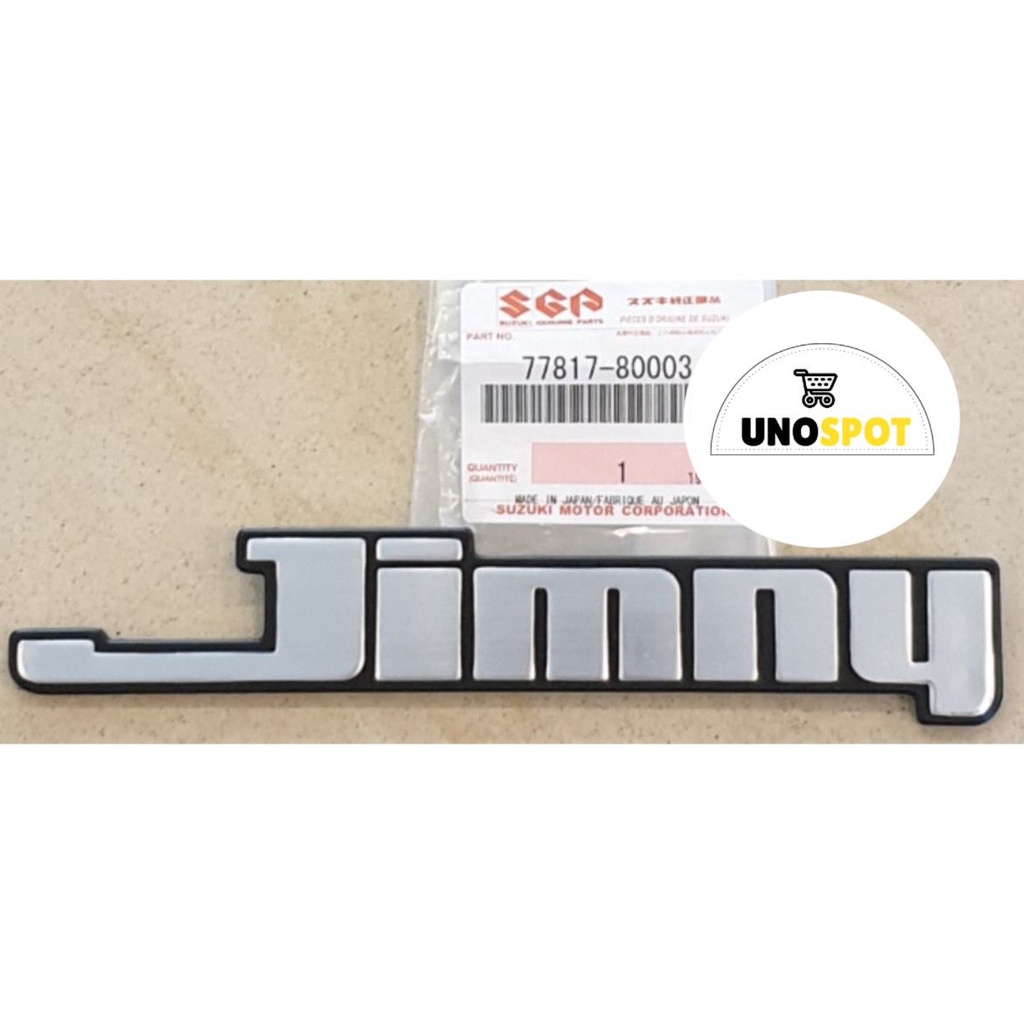 Jual Emblem Logo "Jimny" Suzuki Jimny/Katana/Sierra/Caribian Original