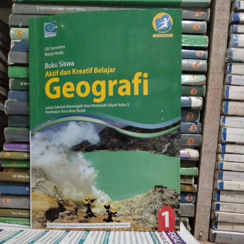 Jual Buku Siswa/buku Geografi Kelas 10/X/ 1 Sma/ Ma Grafindo Revisi ...