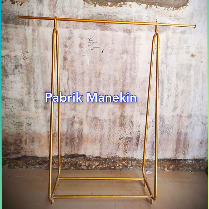 Jual Display Baju Gamis Gold / Display Baju Mewah Gold / Gawang gold ...