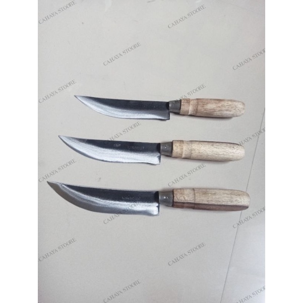 Jual Pisau Dapur Baja Strip Cahaya Model Berang Hitam Super Tajam Shopee Indonesia