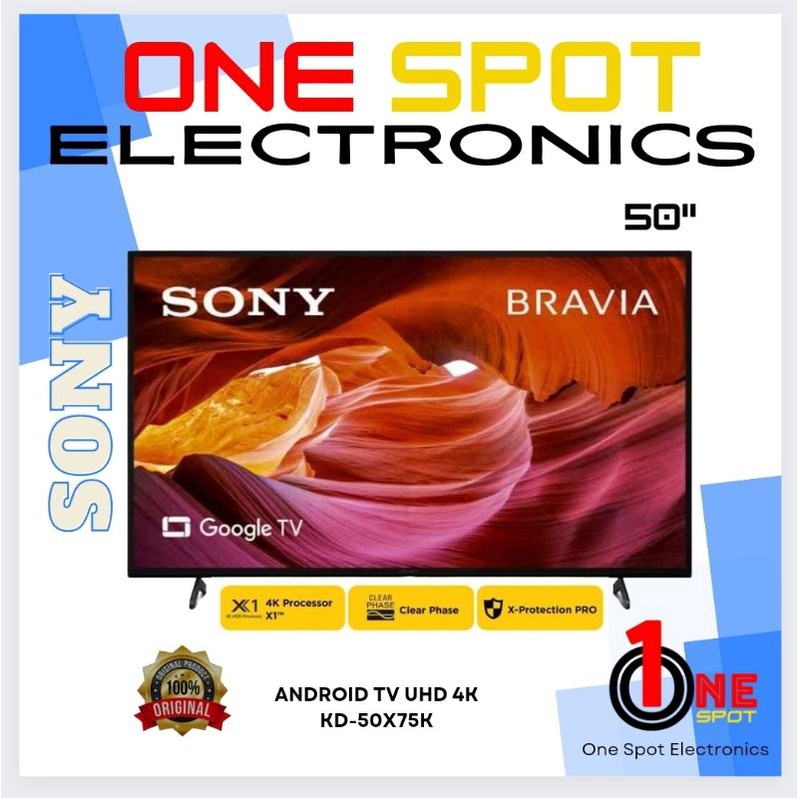 Jual SONY ANDROID TV KD50X75K UHD 4K NEW 2022 Shopee Indonesia