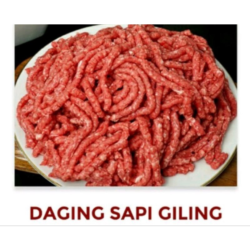 Jual PROMO Daging Sapi Giling Halus Premium 500 gr/box Thinwall Fresh ...