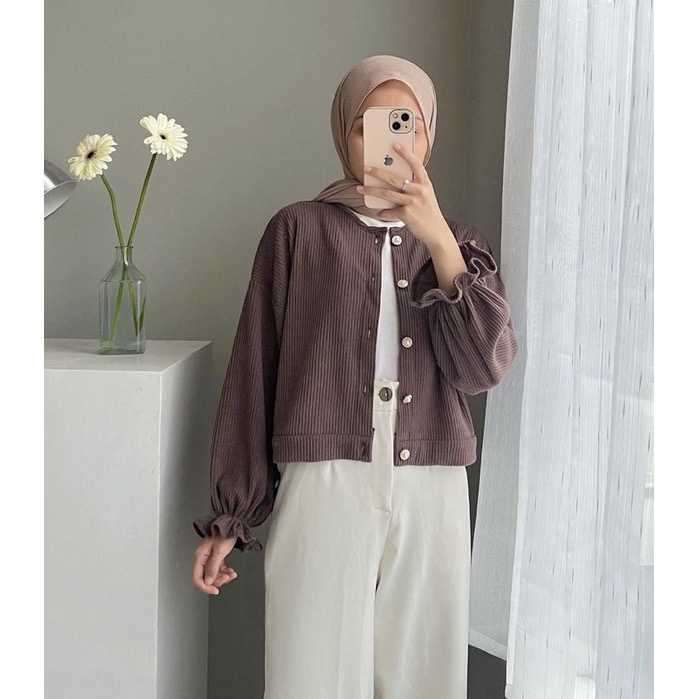 Jual Tq88indonesia Fashion Cardi Rajut Wanita Terbaru Rjt Alia