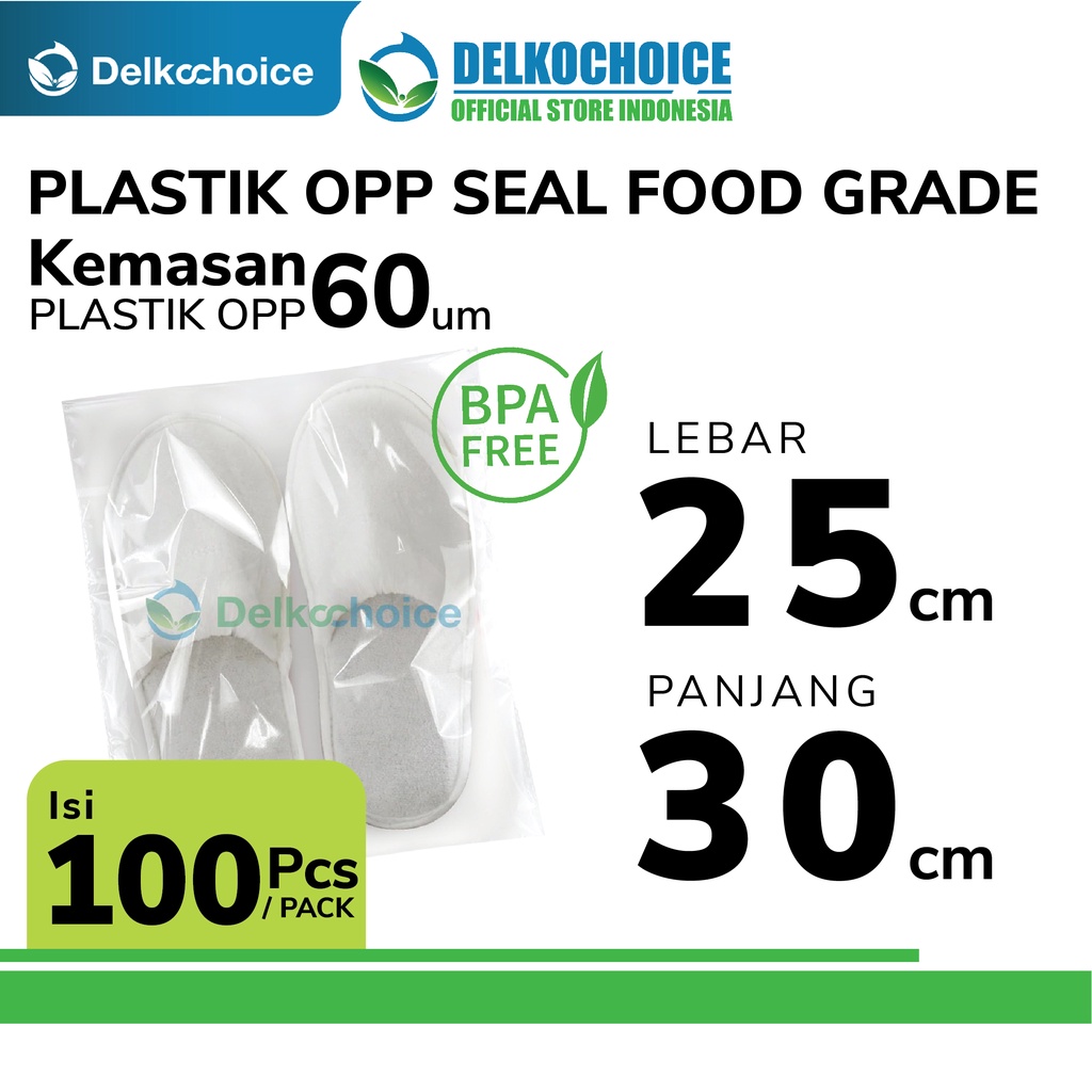 Jual Plastik Opp Seal Lem Kuat Kemasan Garment Makanan 25x30cm Delkochoice Shopee Indonesia 1240