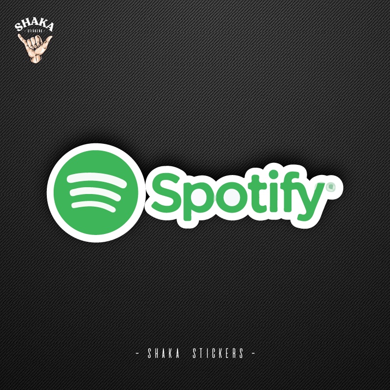 Jual Sticker Keren Spotify Simple Stiker Untuk Laptop Handphone atau ...