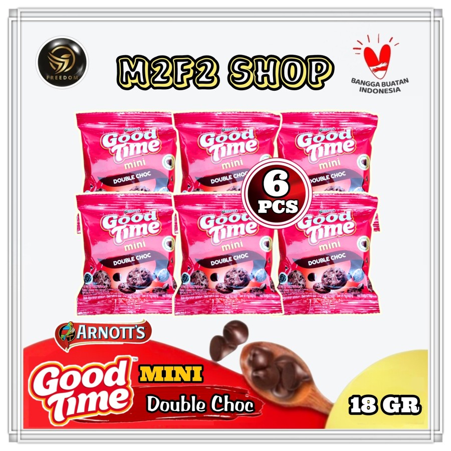 Jual Good Time MINI Double Choco Cips Cookies | Kukis Cokelat - 18 gr ...