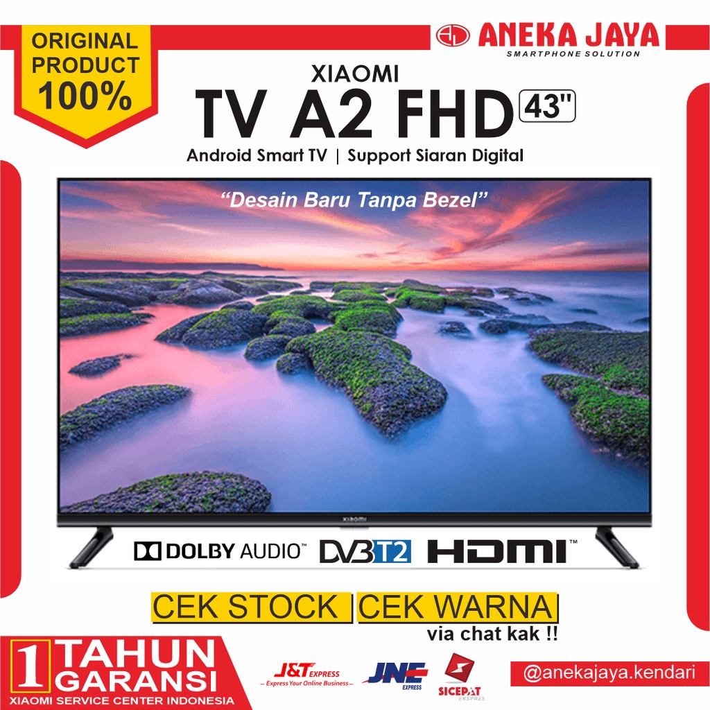 Jual Xiaomi Tv A Inci Fhd Model Baru Garansi Resmi Tahun Shopee Indonesia