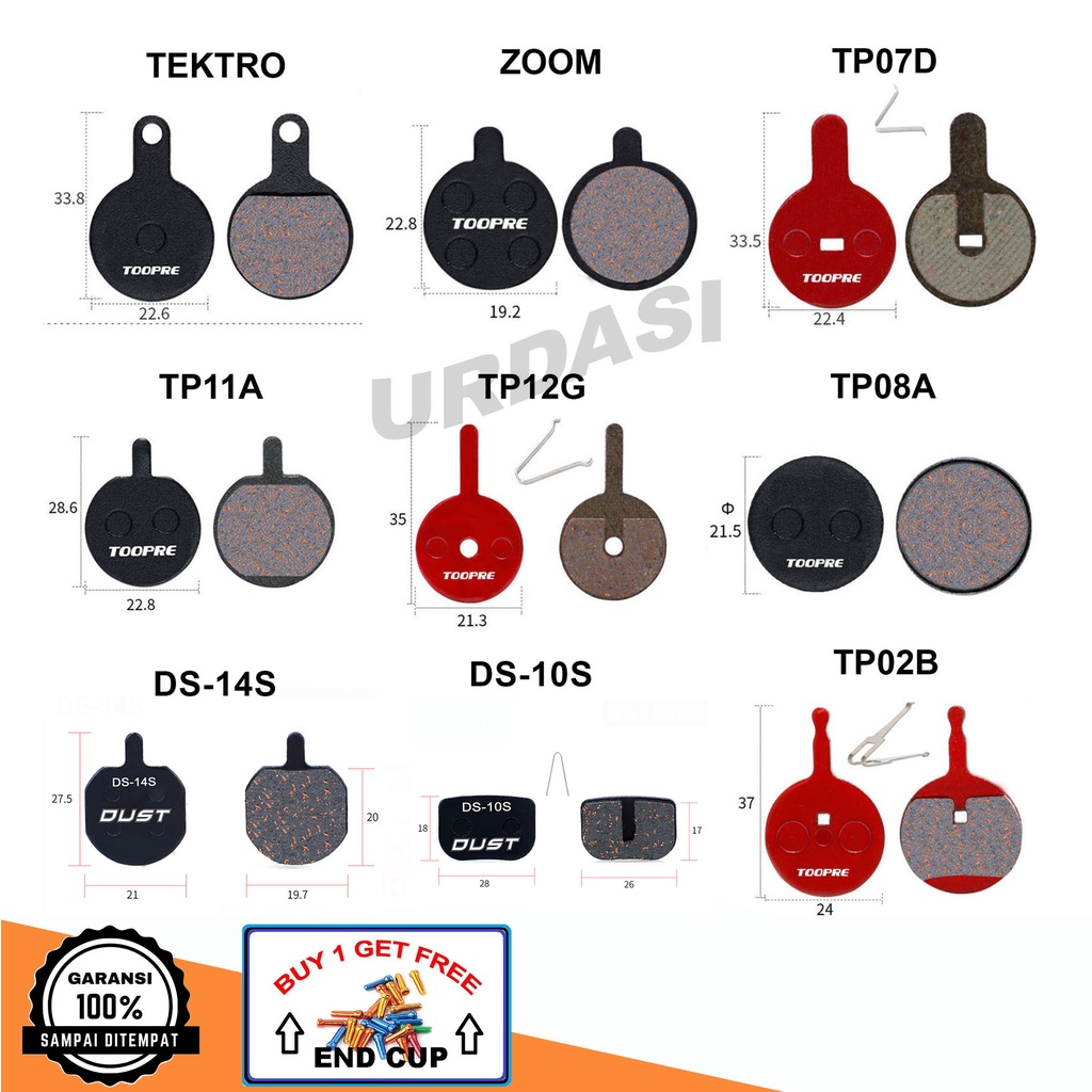 kampas rem tektro novela