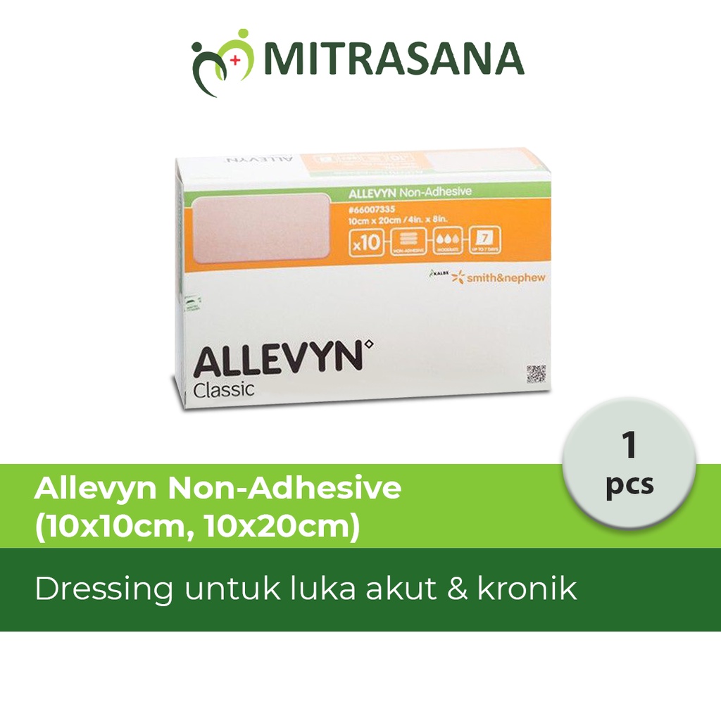 Jual Allevyn Non Adhesive 10x10 cm Dressing Untuk Luka Akut Dan