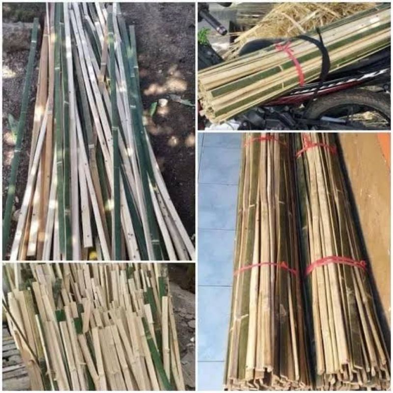 Jual Plant Stake Bambu Bilah Raut Turus Ajir Tiang Penyangga Panjang ...