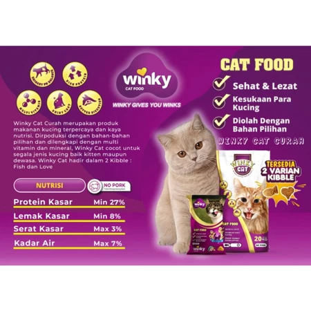 Winky Cat Food Tuna