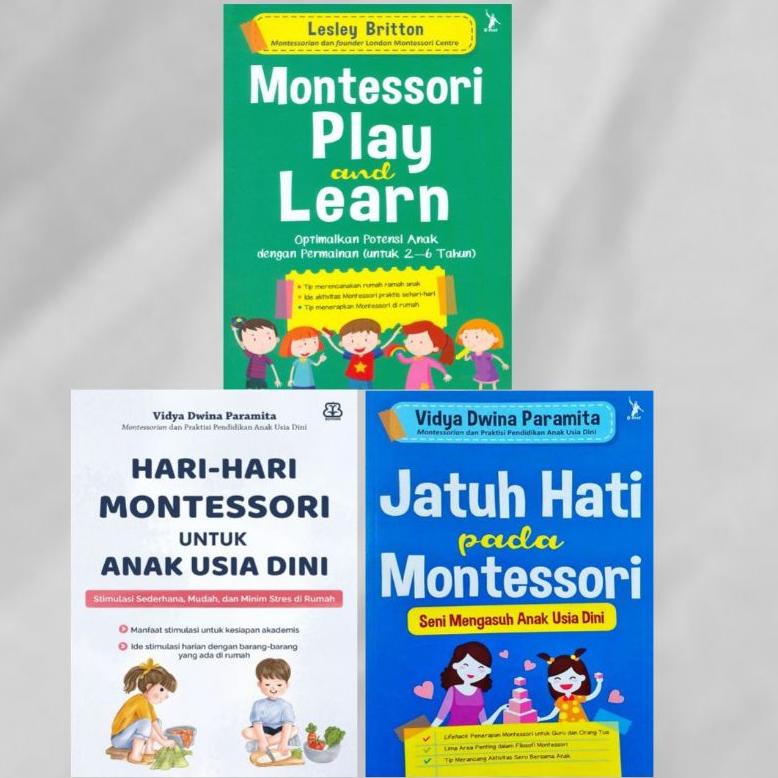 Jual Buku Jatuh Hati Pada Montessori Play And Learn Untuk Anak Usia ...