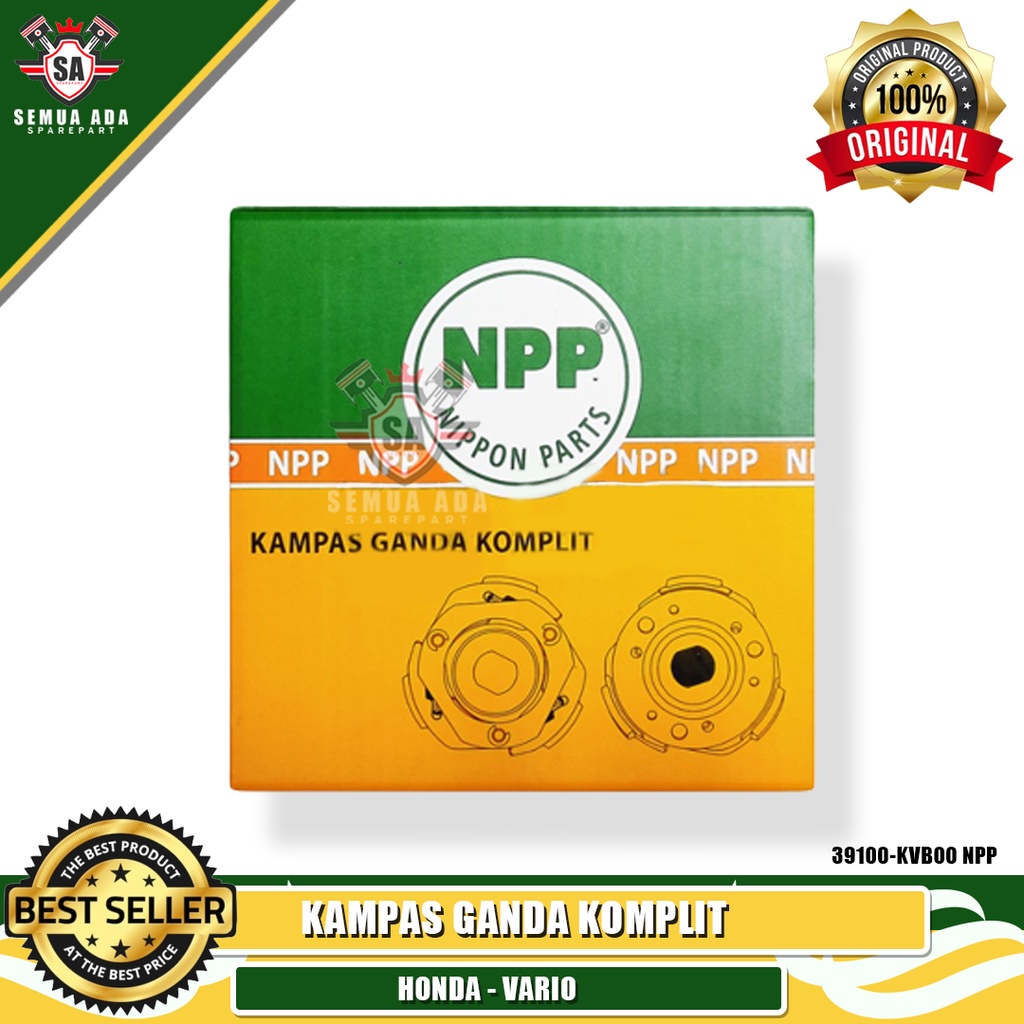 Jual KAMPAS GANDA KOMPLIT NPP HONDA VARIO ORIGINAL 100 NPP Shopee