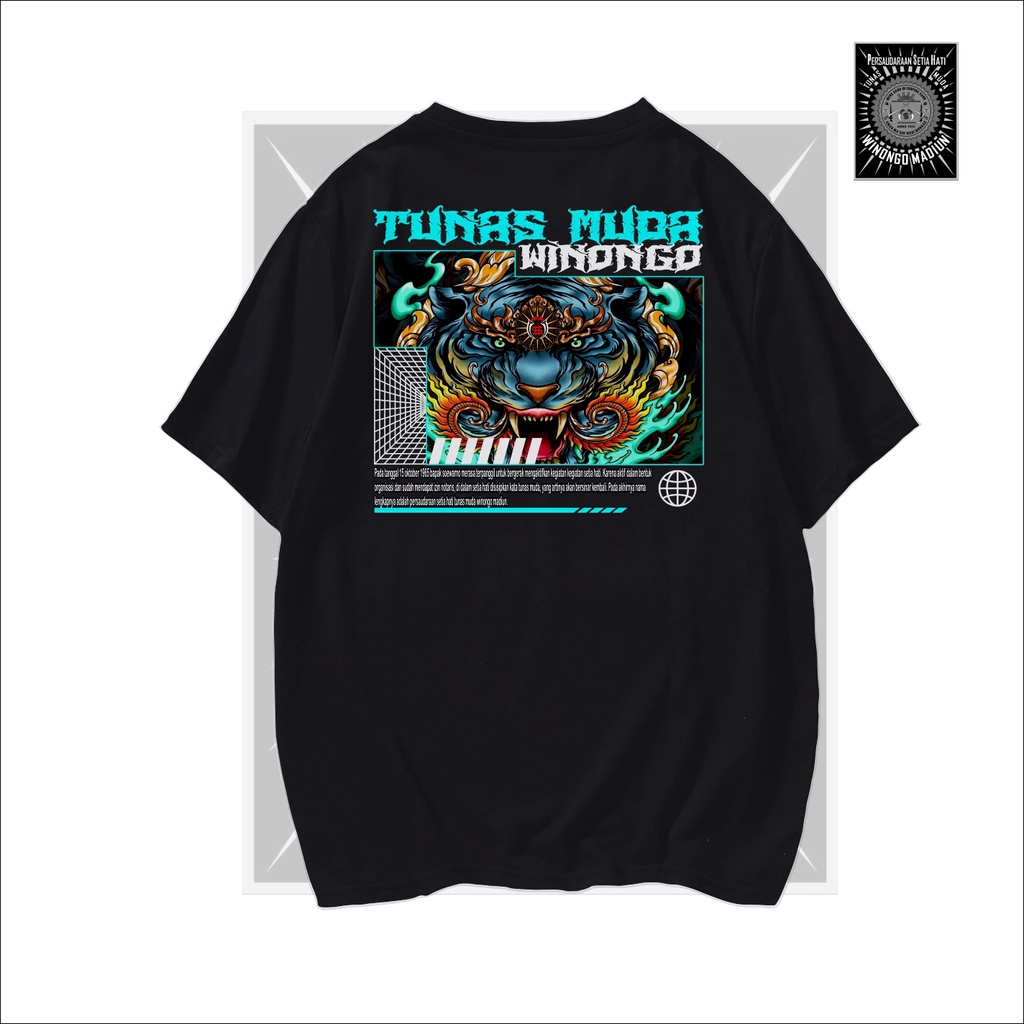 Jual Kaos Setia Hati Winongo Kode PSHW FIRE TIGER Pencak Silat IPSI ...