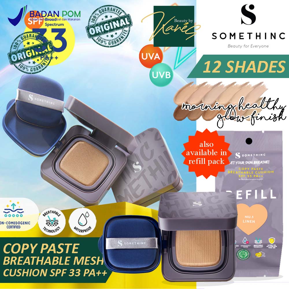 Jual SOMETHINC COPY PASTE Breathable Mesh UV Cushion SPF 33 PA++ ...
