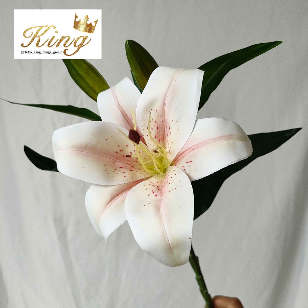 Jual Real Touch Lily Flower Bunga Lily Imitasi Latex Artificial