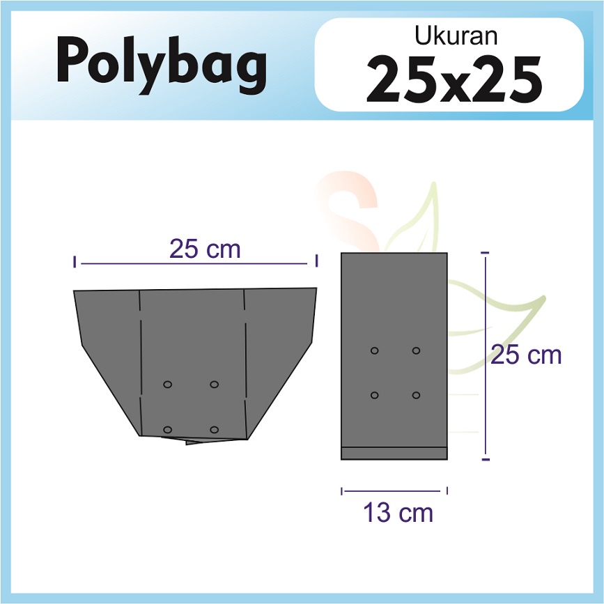 Jual Polybag Polibag Polibek Ukuran 25x25 (isi 20 Lembar) | Shopee ...