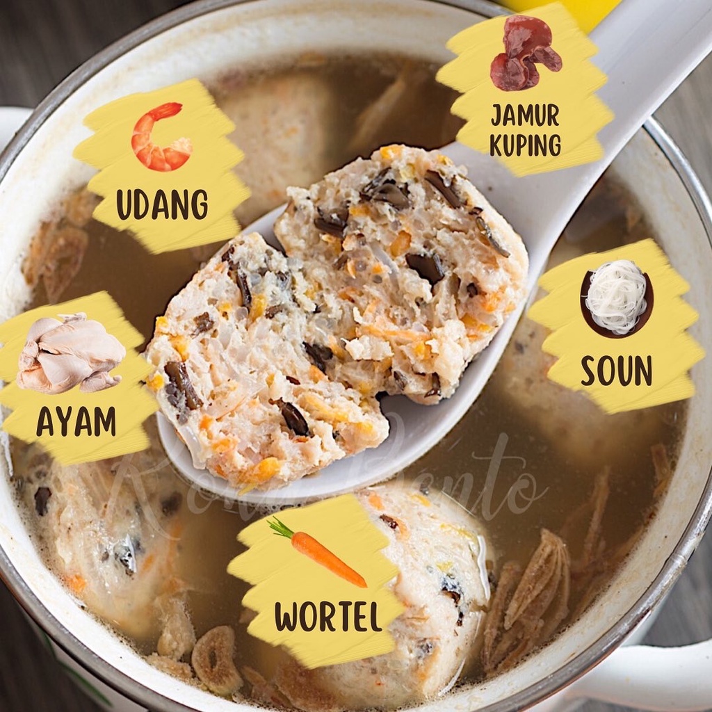 Jual Bakso Rambutan / Lohua Roku Bento Bandung 10 Pcs Baso Lohoa - Menu ...