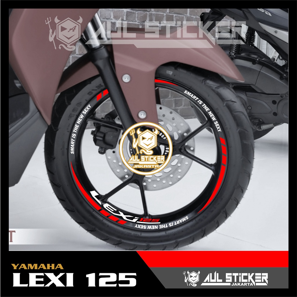 Jual Sticker Velg Yamaha Lexi Depan Belakang Shopee Indonesia