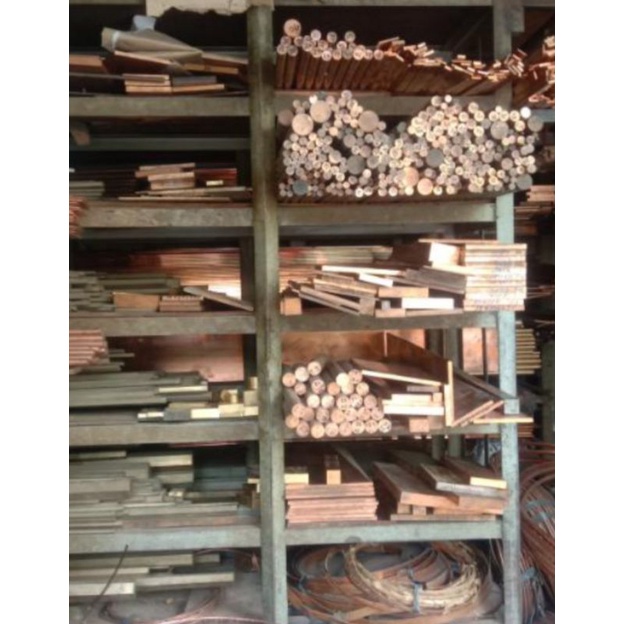 Copper Flatware TEN-HIGH Copper Busbar For Large Current Conducting - Thickness 5mm, Width 40mm, Length 1000mm Flat Bar