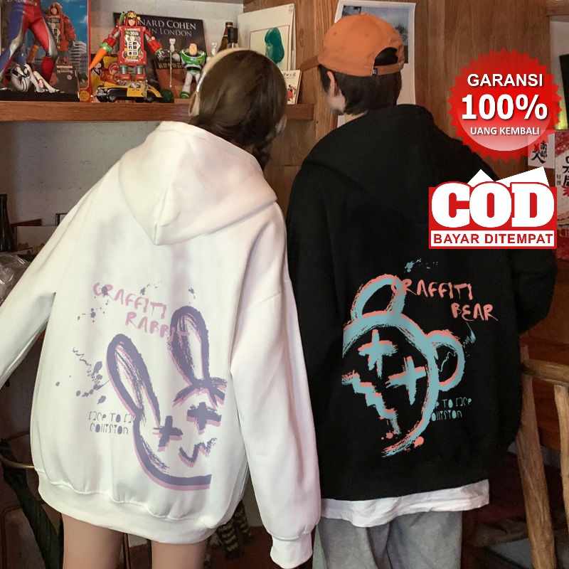 Jual Promo Cod Hoodie Pria Wanita Pasangan Kawaii Hoodie Cowok Cewek