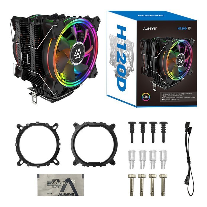 Jual FAN PROC ALSEYE DOUBLE TOWER H120D | Shopee Indonesia