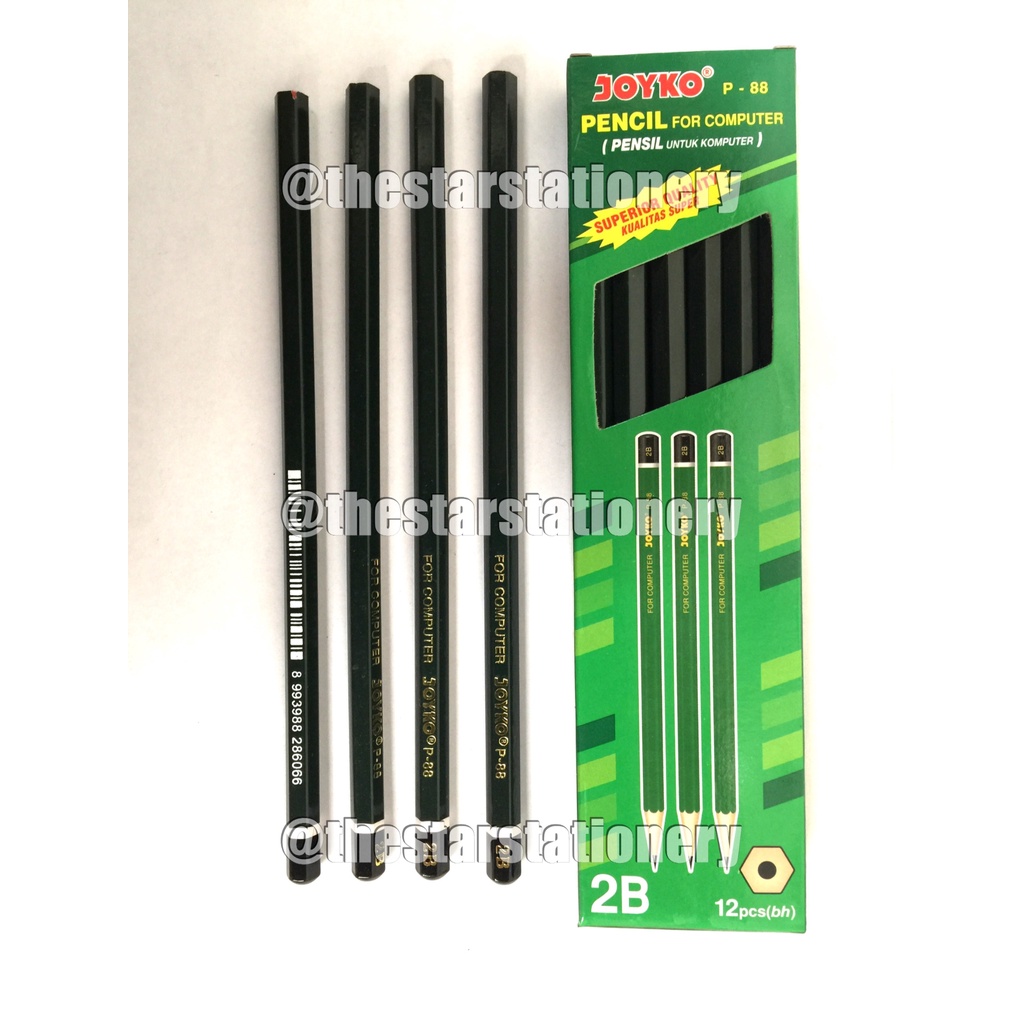 Jual 1 Pack Isi 12 Pcs Pensil Joyko 2b P 88 Pensil Joyko 2b P88