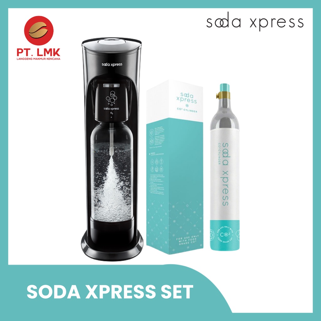Jual Soda Xpress Carbonating Machine Pembuat Sparkling Water 1 Set Shopee Indonesia