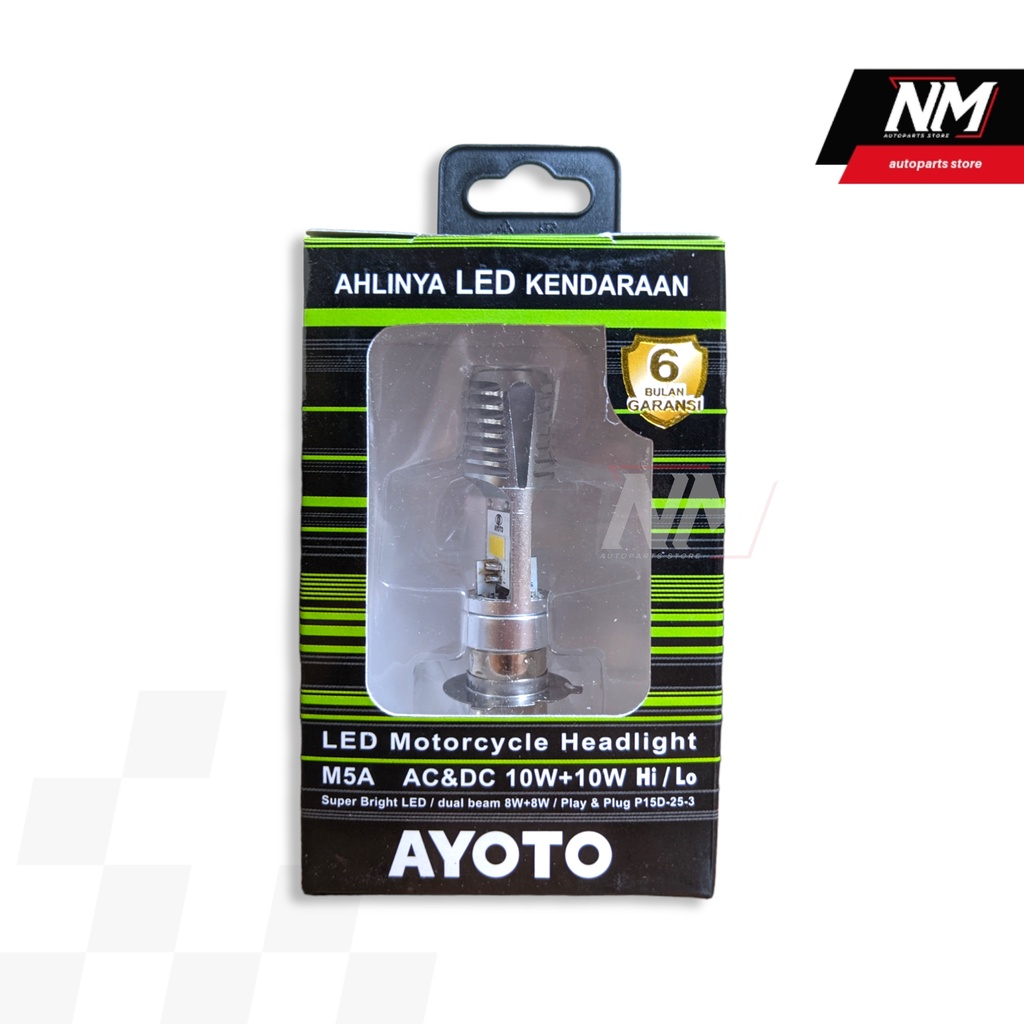 Jual Lampu Led Motor Supra GL Megapro Ayoto M5A K3 Bolam Utama Ac Dc ...