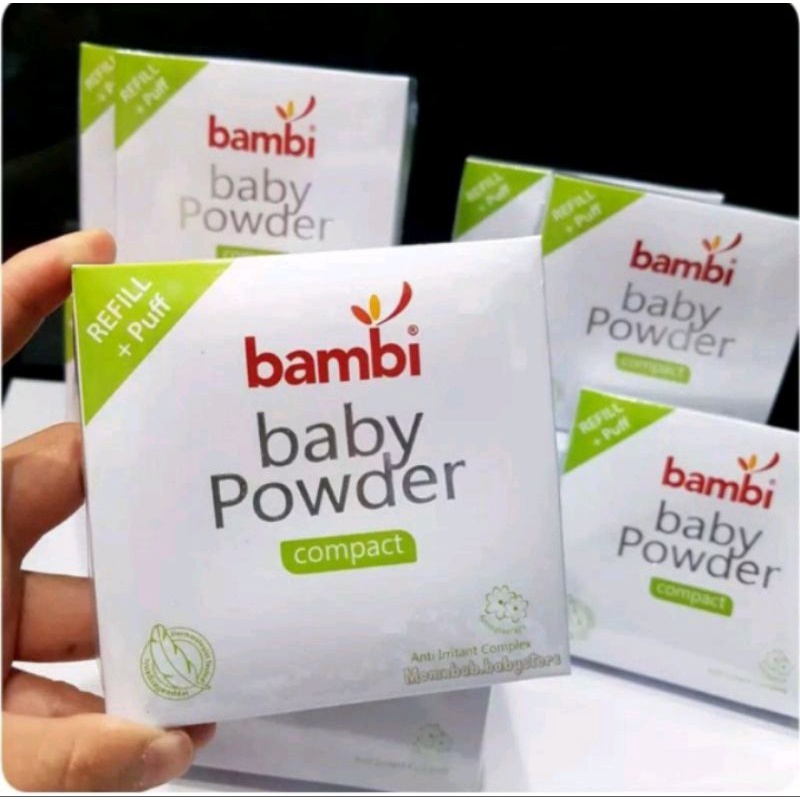 Jual Bambi Baby Powder Compact | Shopee Indonesia