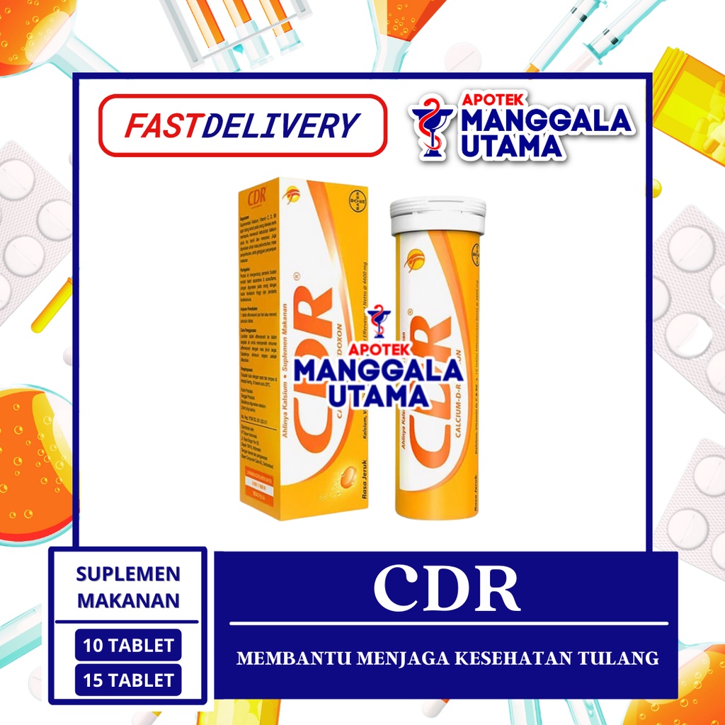 Jual CDR SUPLEMEN KALSIUM RASA JERUK | Shopee Indonesia