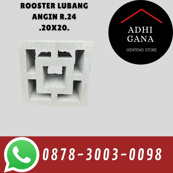 Jual Roster Semen Lubang Angin Tipe R.24 20x20 / Roster Semen Beton ...