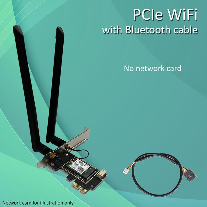 Jual PCIe x1 WiFi M.2 NGFF Wireless Card Set Bluetooth Adapter PCI