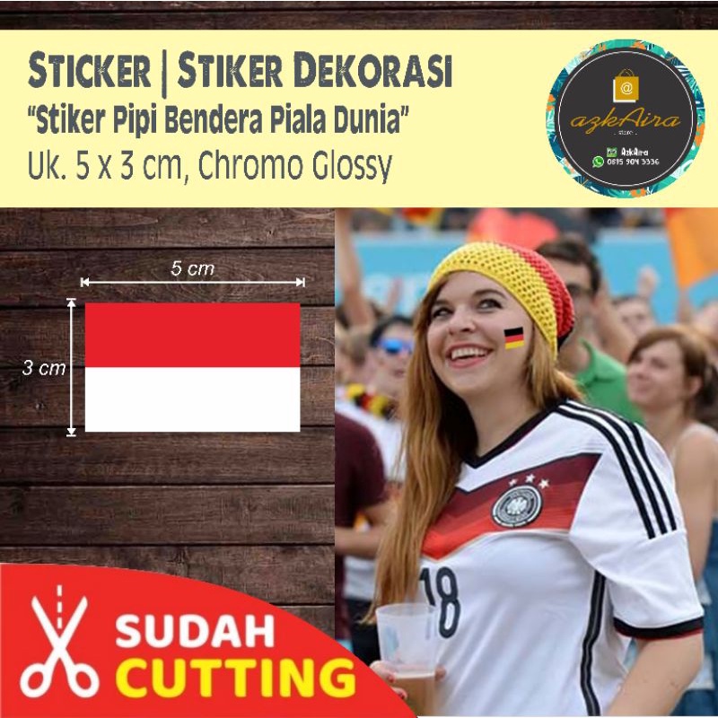Jual Sticker Stiker Pipi Bendera Suporter Bola Piala Dunia | Shopee