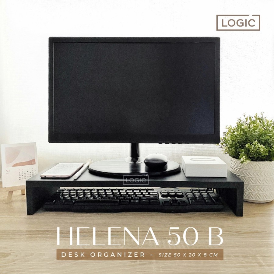 Jual Monitor Stand / Meja Rak Komputer / Meja Laptop / Logic Helena 50B ...