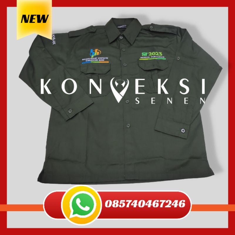 Jual seragam bps kemeja bps badan pusat statistik | sensus pertanian ...
