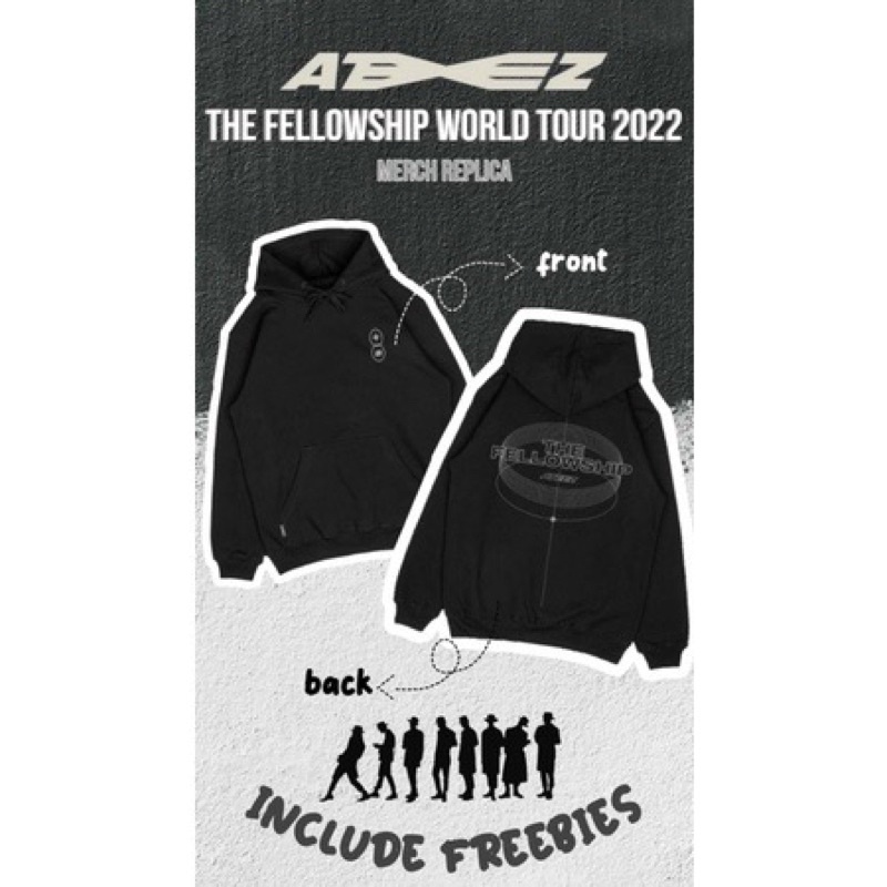 ATEEZ フーディ THE FELLOWSHIP パーカー ATEEZ WORLD TOUR THE FELLOWSHIP : BREAK THE WALL ANCHOR IN SEOUL