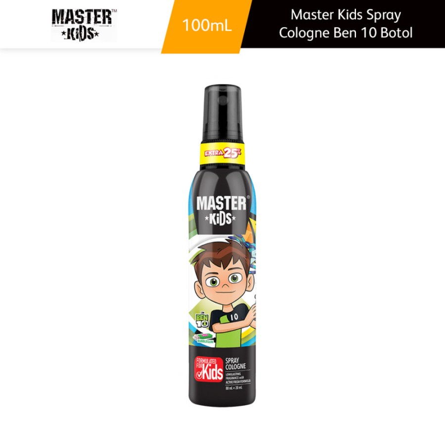 Jual Master Kids Spray Cologne Ben-10 Botol 100mL Parfum Anak Anak ...