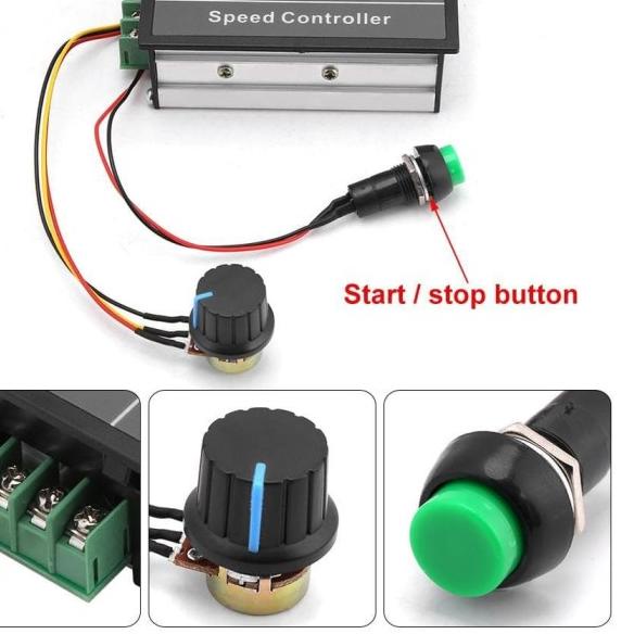 Regolatore Velocità Motore DC Futurekit MXA087 – PWM 12V/24V 30A Con Display