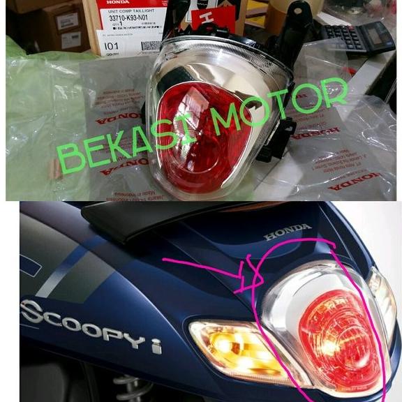 Jual Motor Sparepart Motor Stoplamp Lampu Belakang Honda New Scoopy Esp