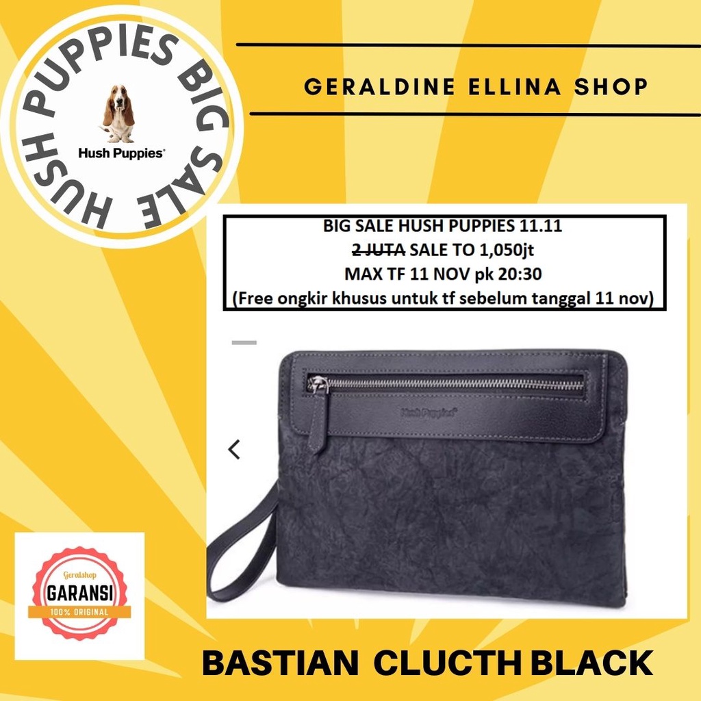 Clutch hush puppies wanita deals