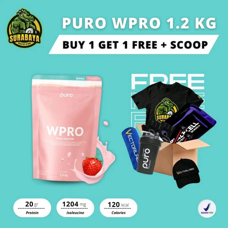 Jual Puro Wpro Whey W Pro Protein 1200 Gram Susu Diet Grass Fed Labdoor