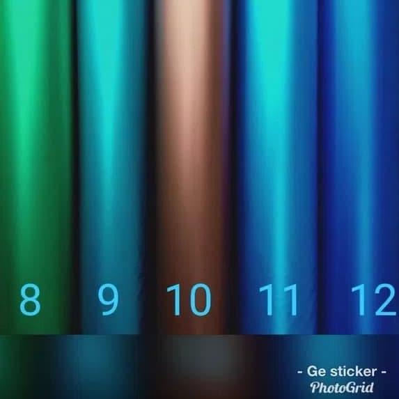 Jual Sticker / Stiker Matte Chrome / Satin 50cm x 152cm | Shopee Indonesia